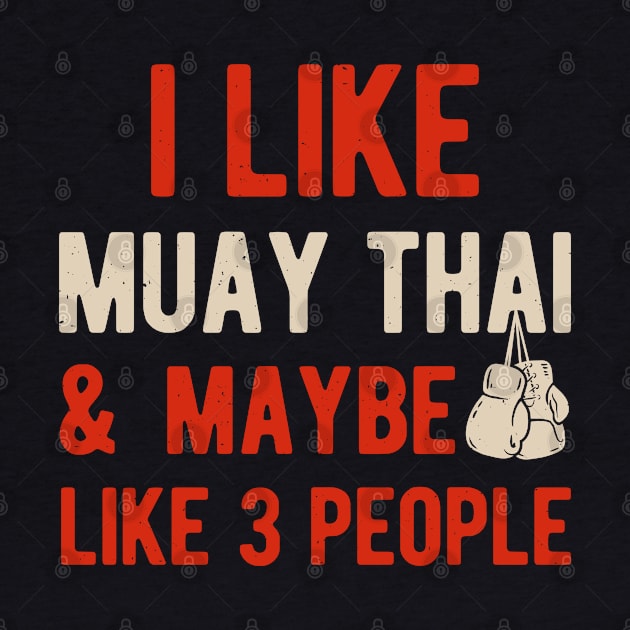 Funny Muay Thai by TheVintageChaosCo.